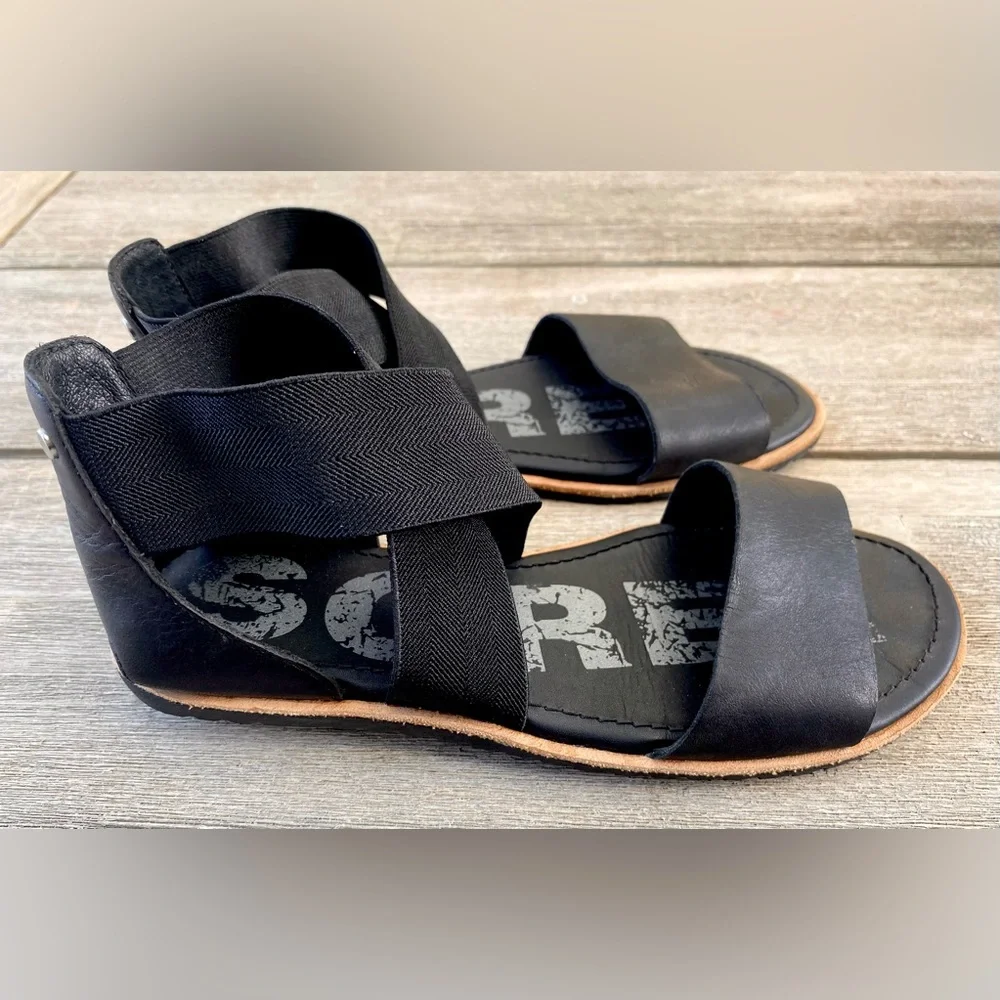Sorel Ella Leather Sandals Women 6 - Picture 4 of 8